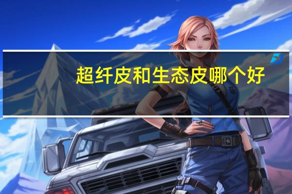 超纤皮和生态皮哪个好