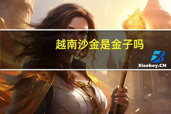 越南沙金是金子吗