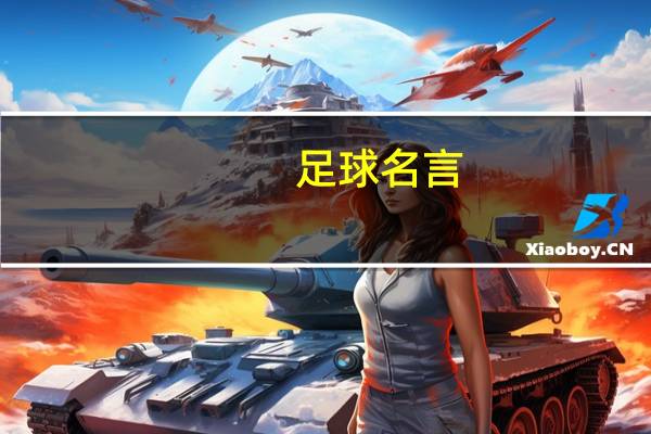 足球名言