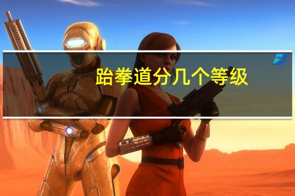 跆拳道分几个等级