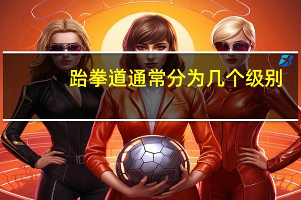 跆拳道通常分为几个级别