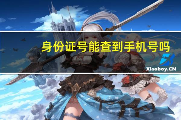 身份证号能查到手机号吗