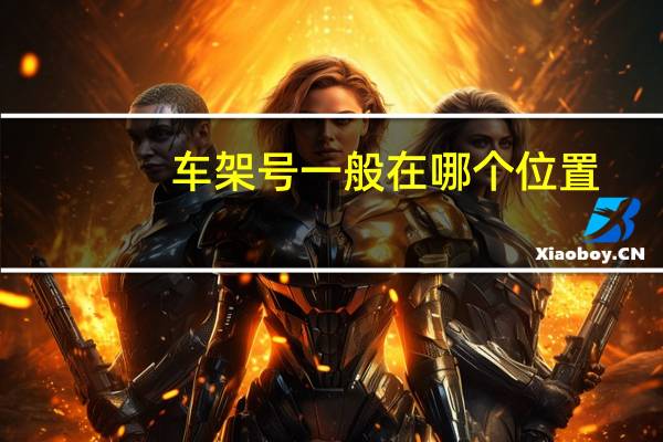 车架号一般在哪个位置