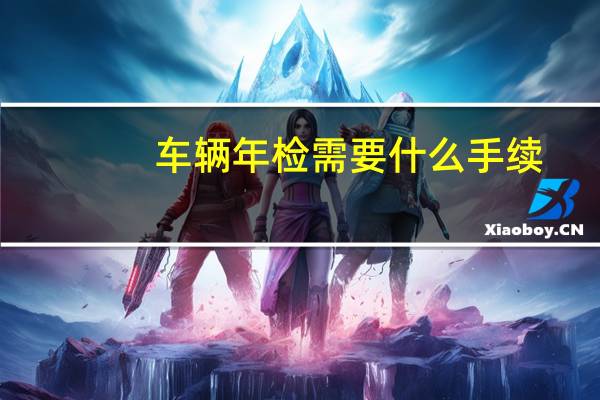 车辆年检需要什么手续