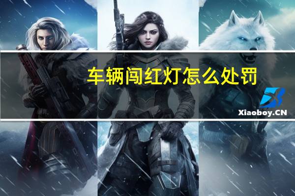 车辆闯红灯怎么处罚