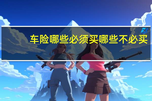 车险哪些必须买哪些不必买