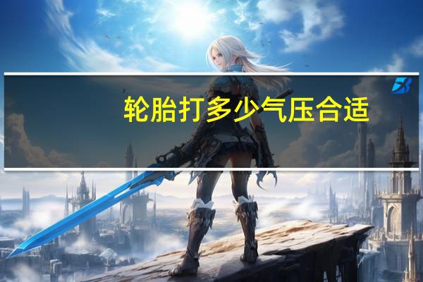 轮胎打多少气压合适