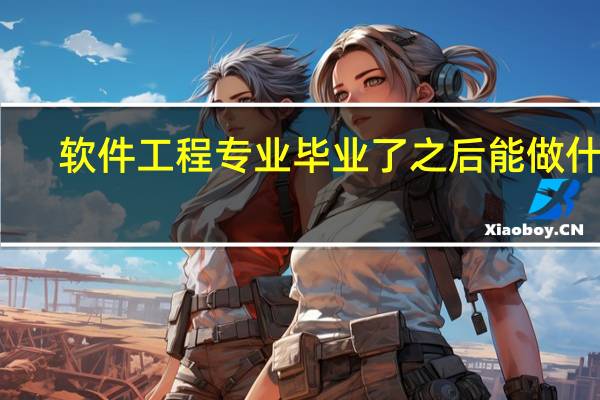软件工程专业毕业了之后能做什么