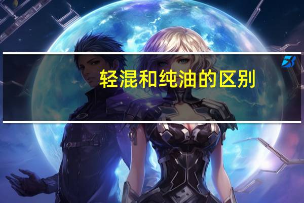 轻混和纯油的区别