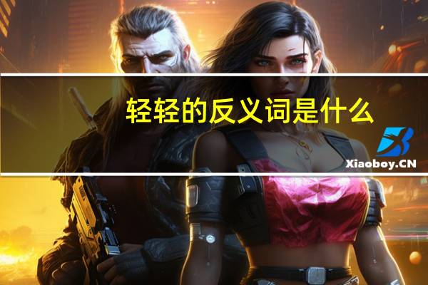 轻轻的反义词是什么