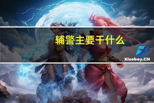 辅警主要干什么