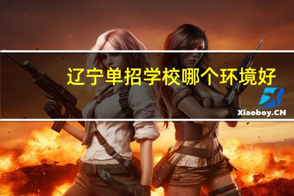 辽宁单招学校哪个环境好
