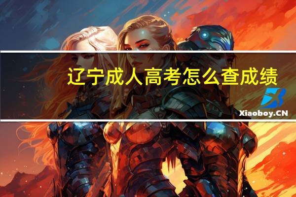 辽宁成人高考怎么查成绩