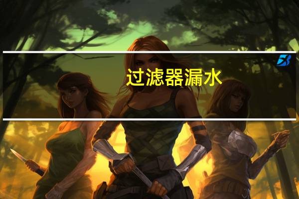 过滤器漏水