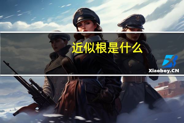 近似根是什么