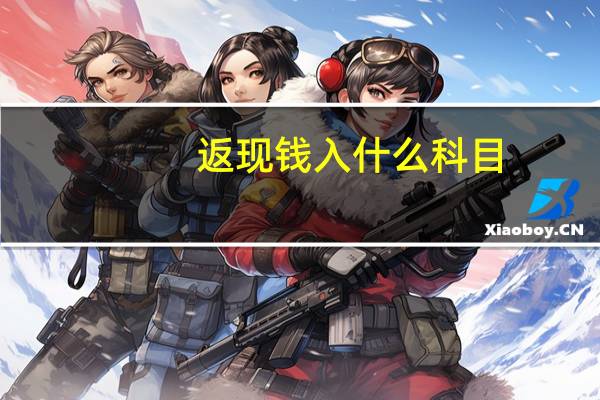 返现钱入什么科目
