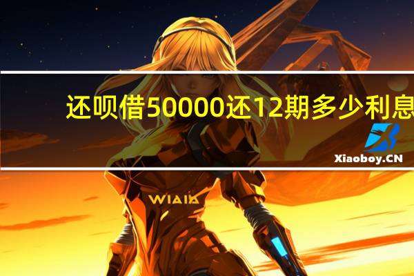 还呗借50000还12期多少利息
