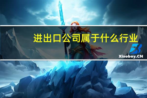 进出口公司属于什么行业