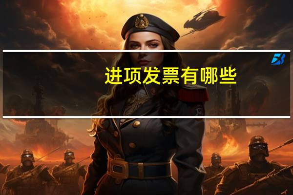 进项发票有哪些
