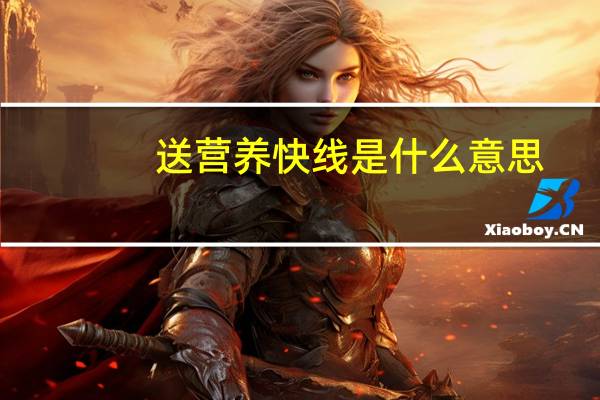 送营养快线是什么意思