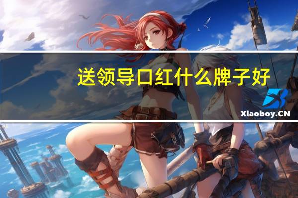 送领导口红什么牌子好