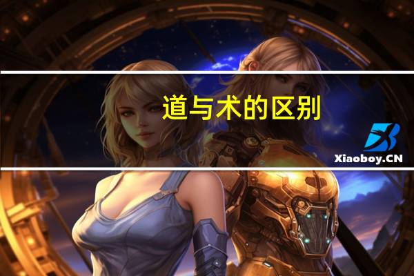 道与术的区别