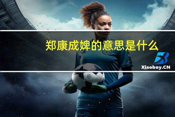 郑康成婢的意思是什么