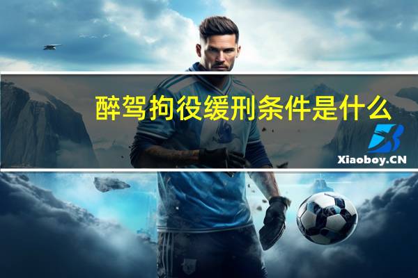 醉驾拘役缓刑条件是什么