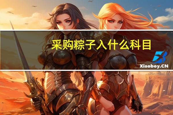 采购粽子入什么科目