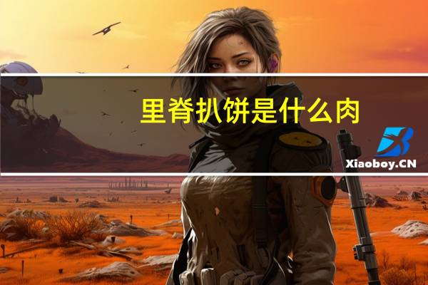 里脊扒饼是什么肉