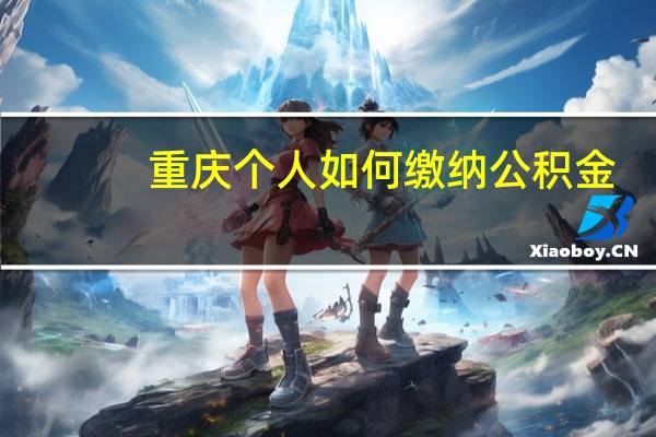 重庆个人如何缴纳公积金