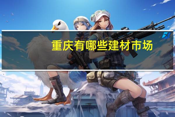 重庆有哪些建材市场