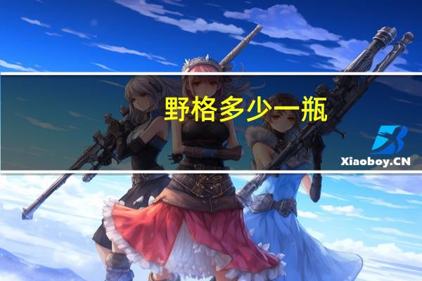 野格多少一瓶