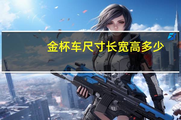 金杯车尺寸长宽高多少