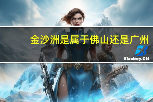 金沙洲是属于佛山还是广州