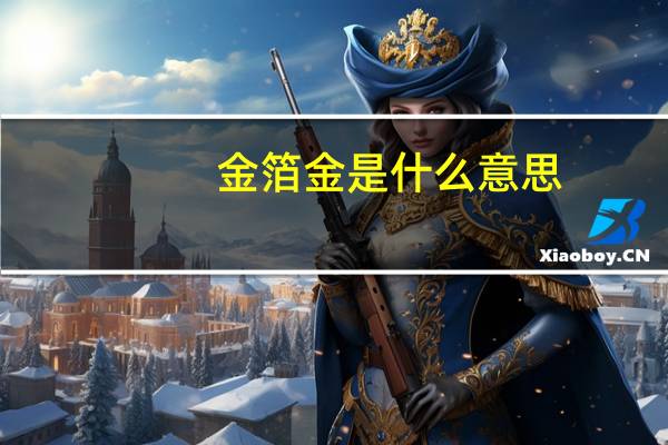 金箔金是什么意思