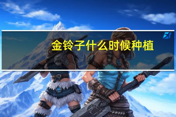 金铃子什么时候种植
