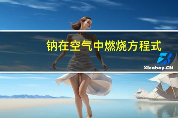 钠在空气中燃烧方程式