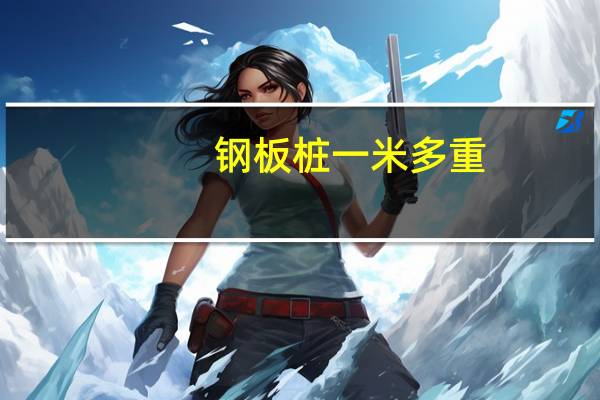 钢板桩一米多重