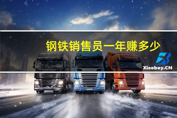 钢铁销售员一年赚多少