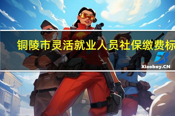 铜陵市灵活就业人员社保缴费标准