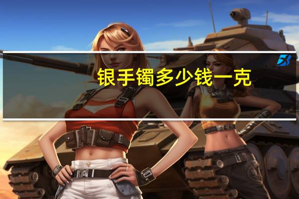 银手镯多少钱一克