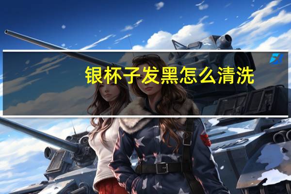 银杯子发黑怎么清洗