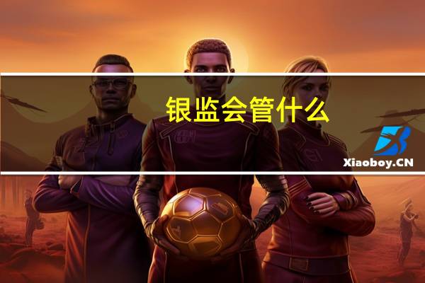 银监会管什么