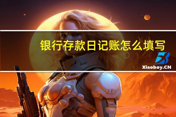 银行存款日记账怎么填写