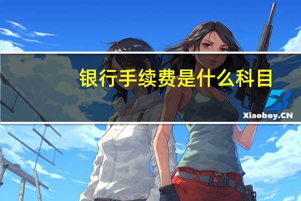 银行手续费是什么科目