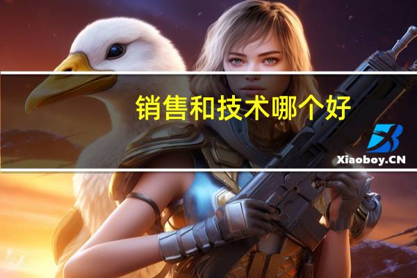 销售和技术哪个好