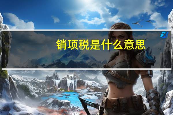 销项税是什么意思