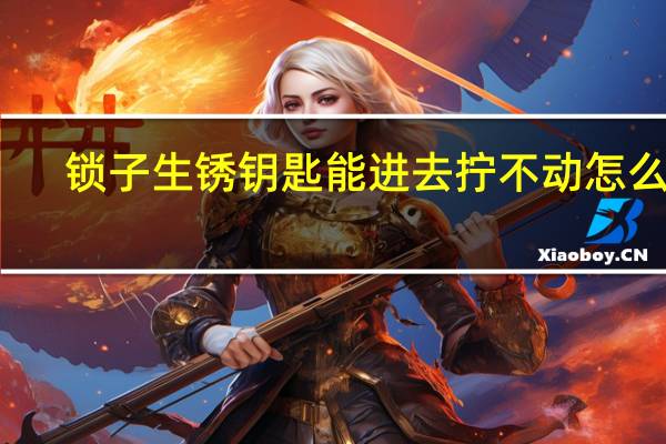 锁子生锈钥匙能进去拧不动怎么办