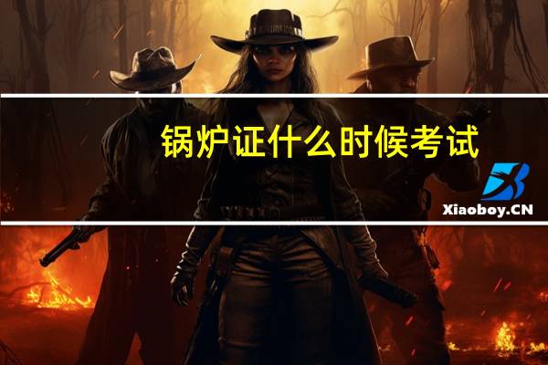 锅炉证什么时候考试
